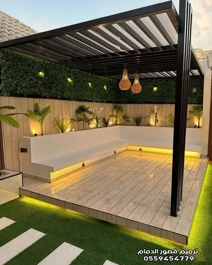 برجولات جلسات خارجية حديثة في الخبر2027 | دليل ابتكار الفخامة للمظلات المودرن