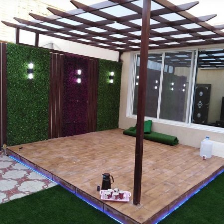 مظلات حدائق خشبية مجدول الدمام